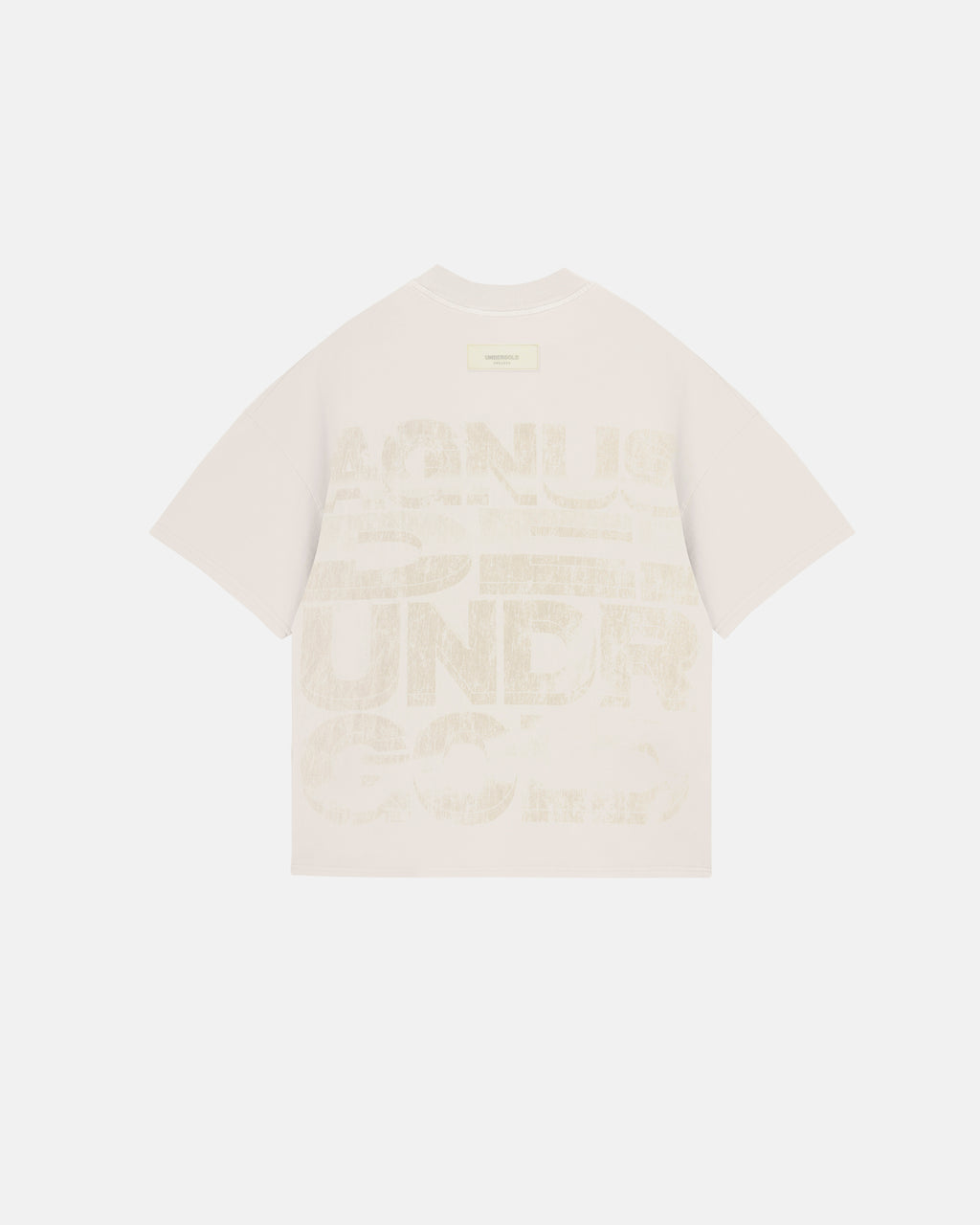AGNUS DEI CHROME BOXY FIT TSHIRT CREAM