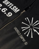 Undergold W Spring Pray 4 Love Zip Up Slim Fit Hoodie Sandblast Gray Flame