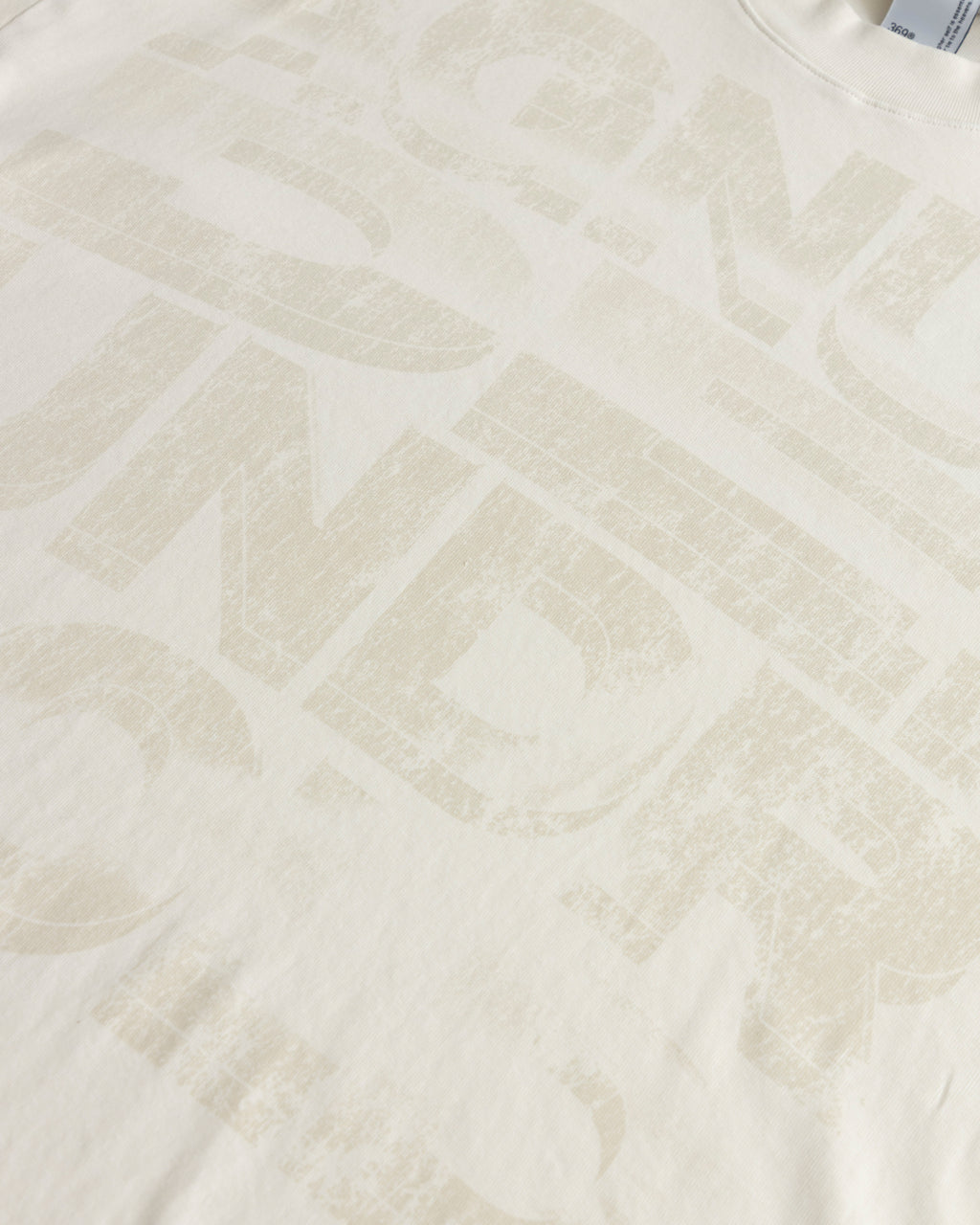 AGNUS DEI CHROME BOXY FIT TSHIRT CREAM