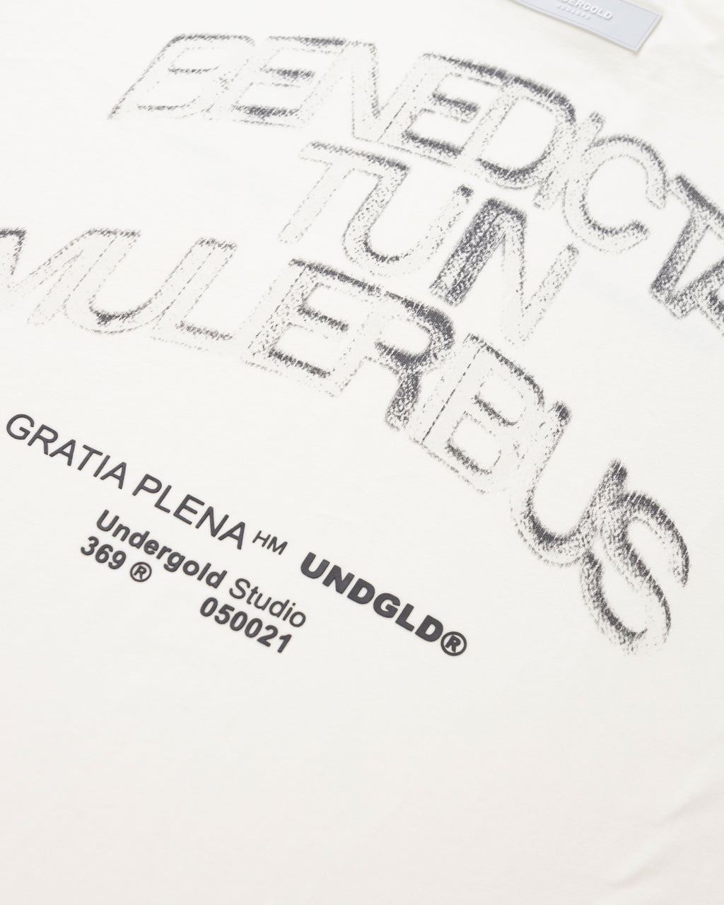 GRATIA PLENA BENEDICTA TSHIRT WHITE