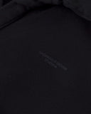 Undergold Basics Polo Collar Boxy Fit Hoodie – Black