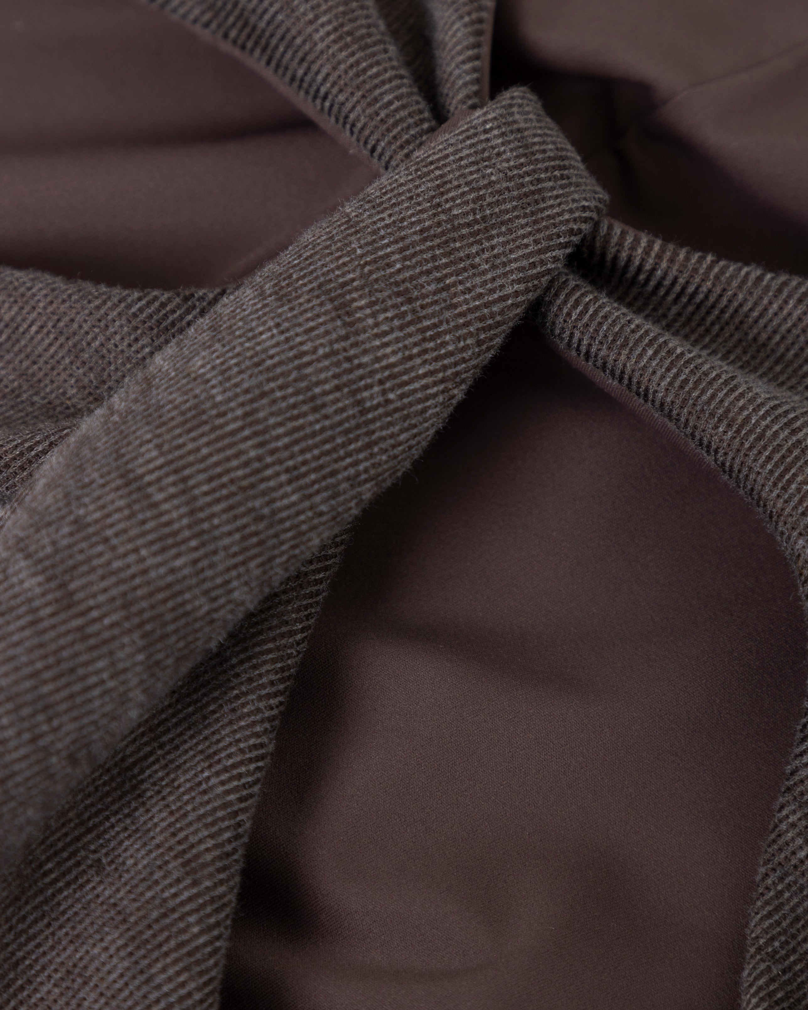 BASICS OVAL BRAIDED BODYSUIT – BROWN