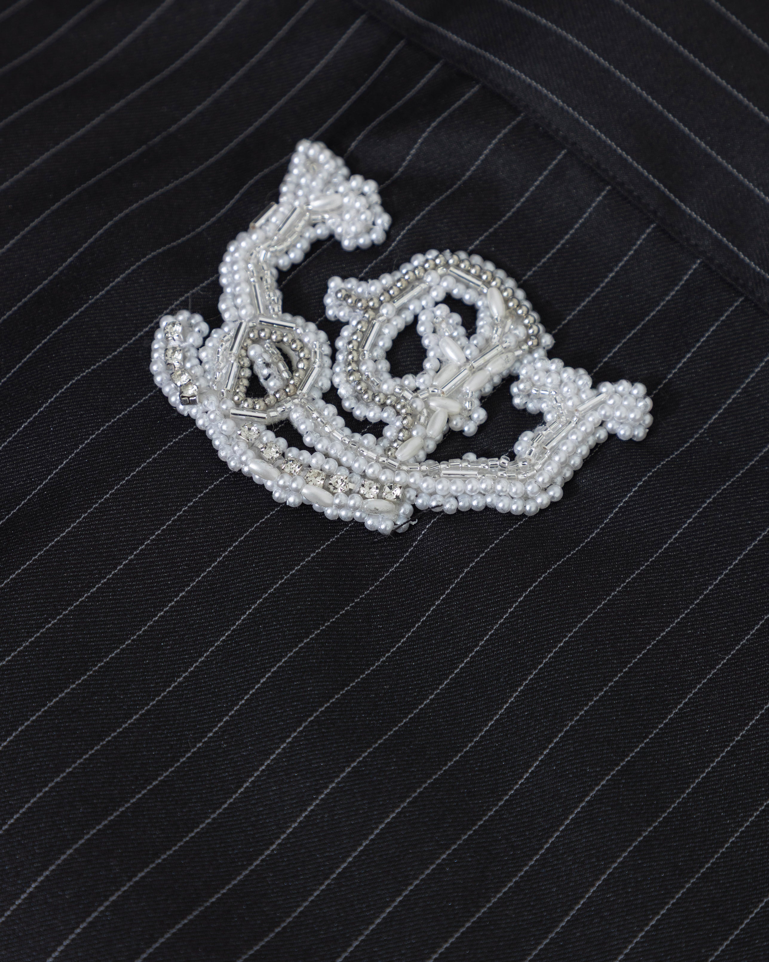 UNDERGOLD THE PATH MONOGRAM BOXY FIT SHIRT BLACK / CHALK LINE