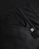 UNDERGOLD W CAPSULE BASIC PLEATHER WIDE JEANS BLACK