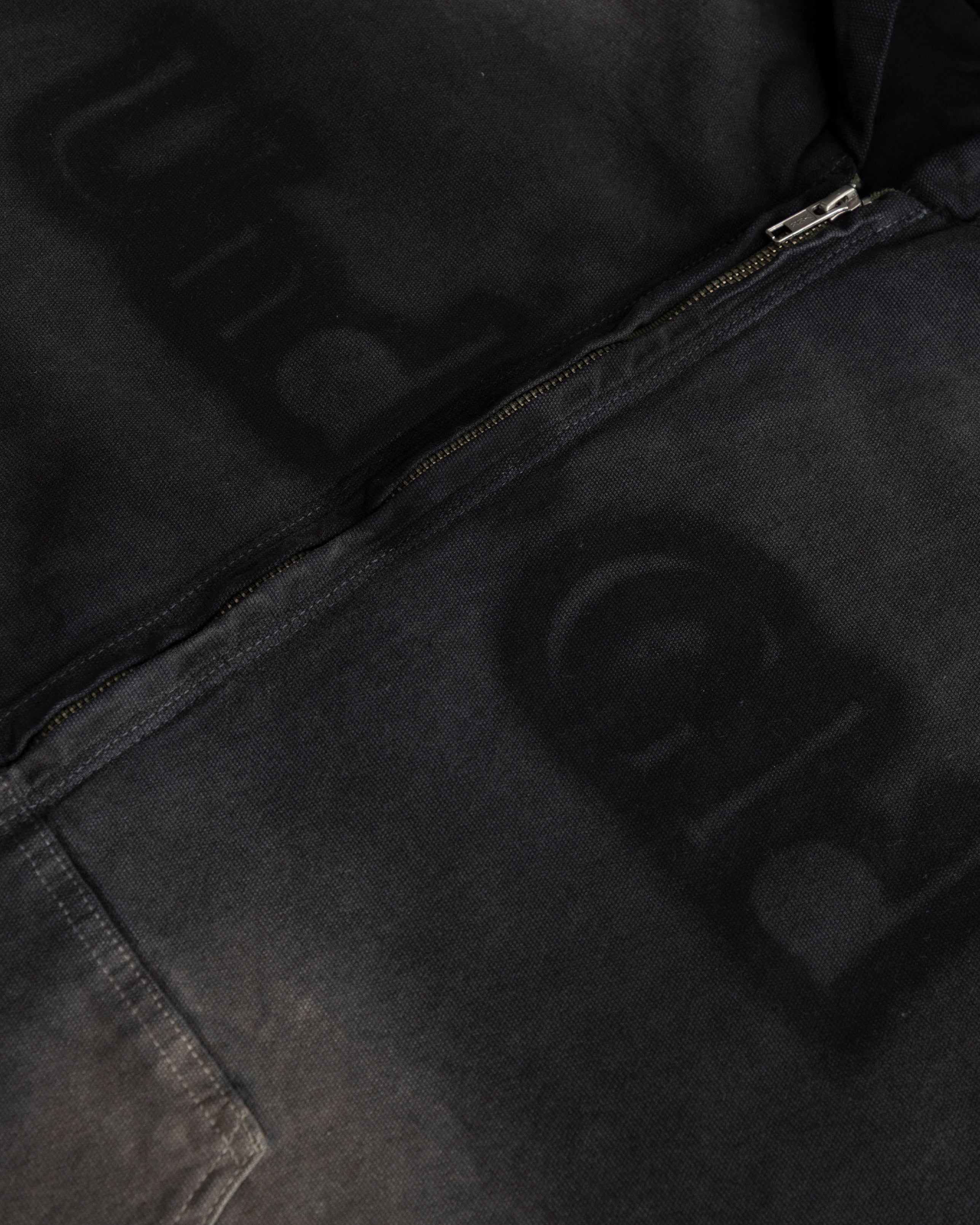 AGNUS DEI UNDRGLD STENCIL HOODIE JACKET DIRTY BLACK