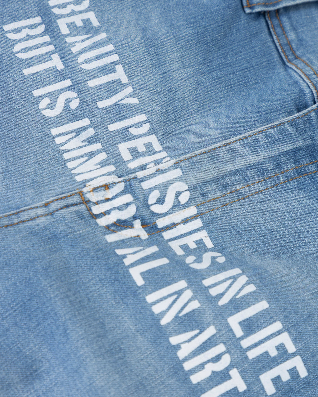 UNDERGOLD W THE PATH BEAUTY FLARE JEAN BLUE