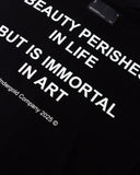Undergold Echoes Beauty Tshirt Black