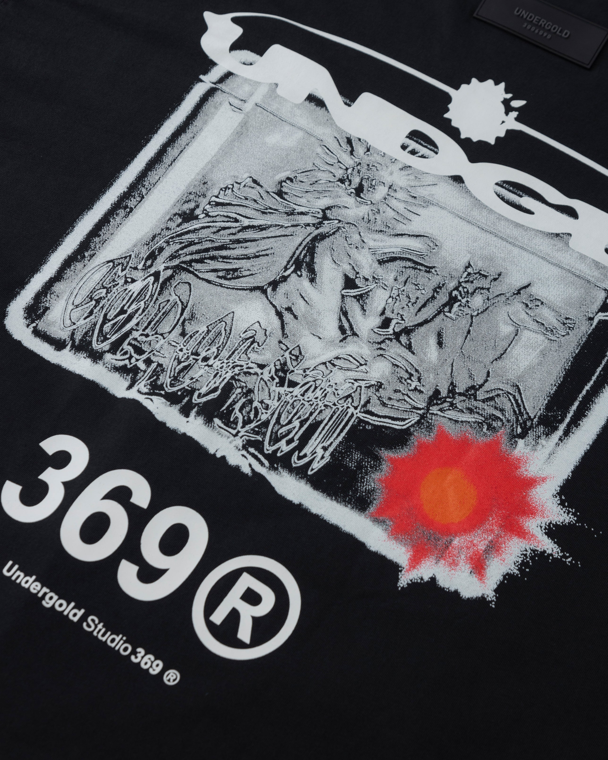 UNDERGOLD HELIOS GOD OF SUN TSHIRT VINTAGE BLACK