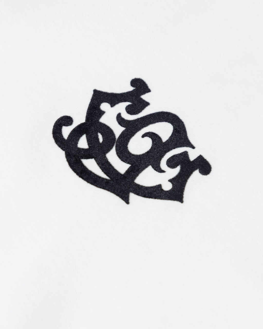 THE PATH MONOGRAM BOXY FIT TSHIRT WHITE