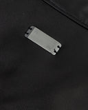 Undergold Spring Worn Logo Biker Jacket Black