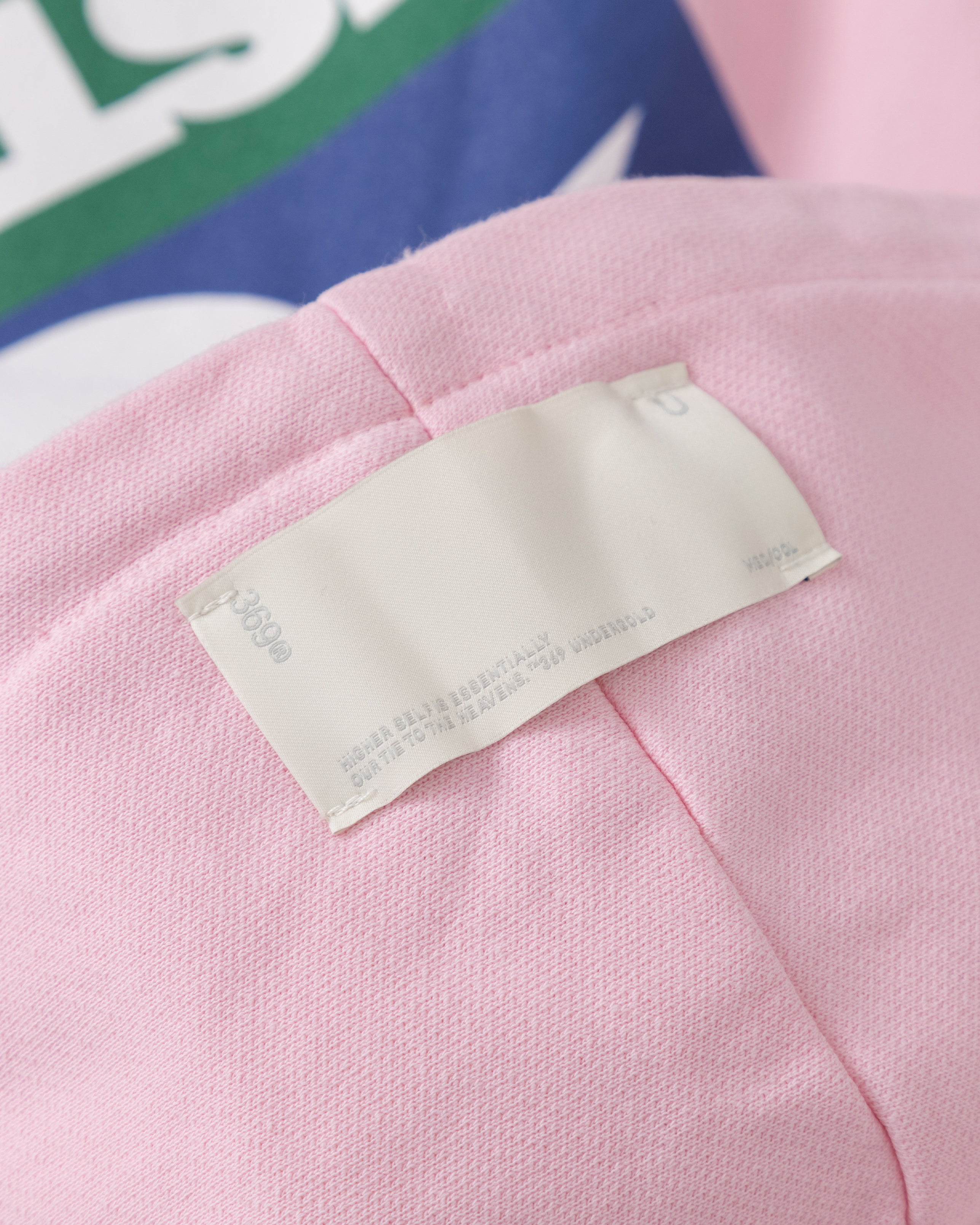 UNDERGOLD  STARDUST SYMBOL BOXY FIT HOODIE PINK