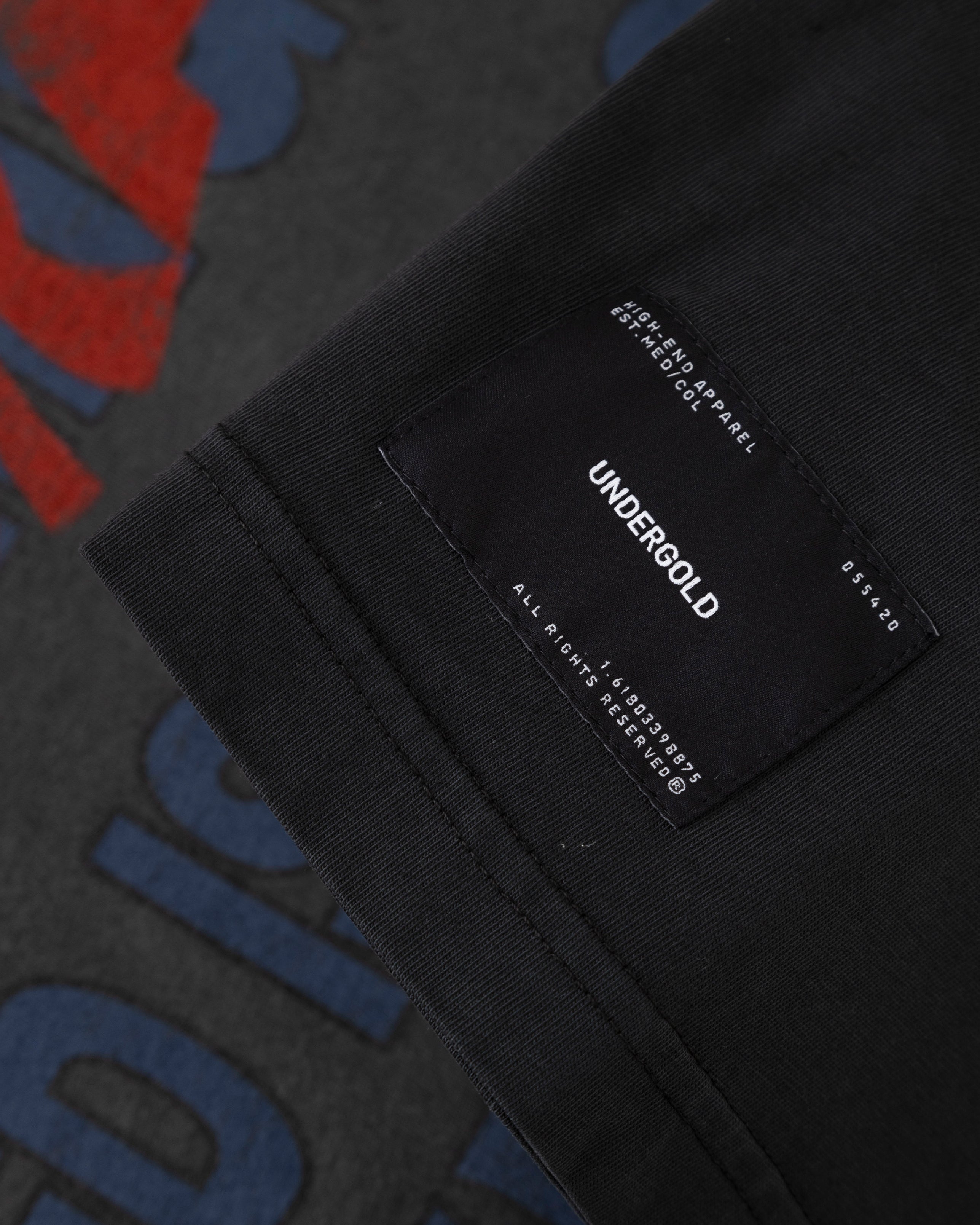 UNDEROGLD GRATIA PLENA PANTOCRATOR SLEEVELESS TSHIRT FADED BLACK