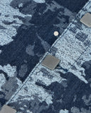 UNDERGOLD W CAPSULE UNDRGLD JACQUARD JACKET CAMMO BLUE