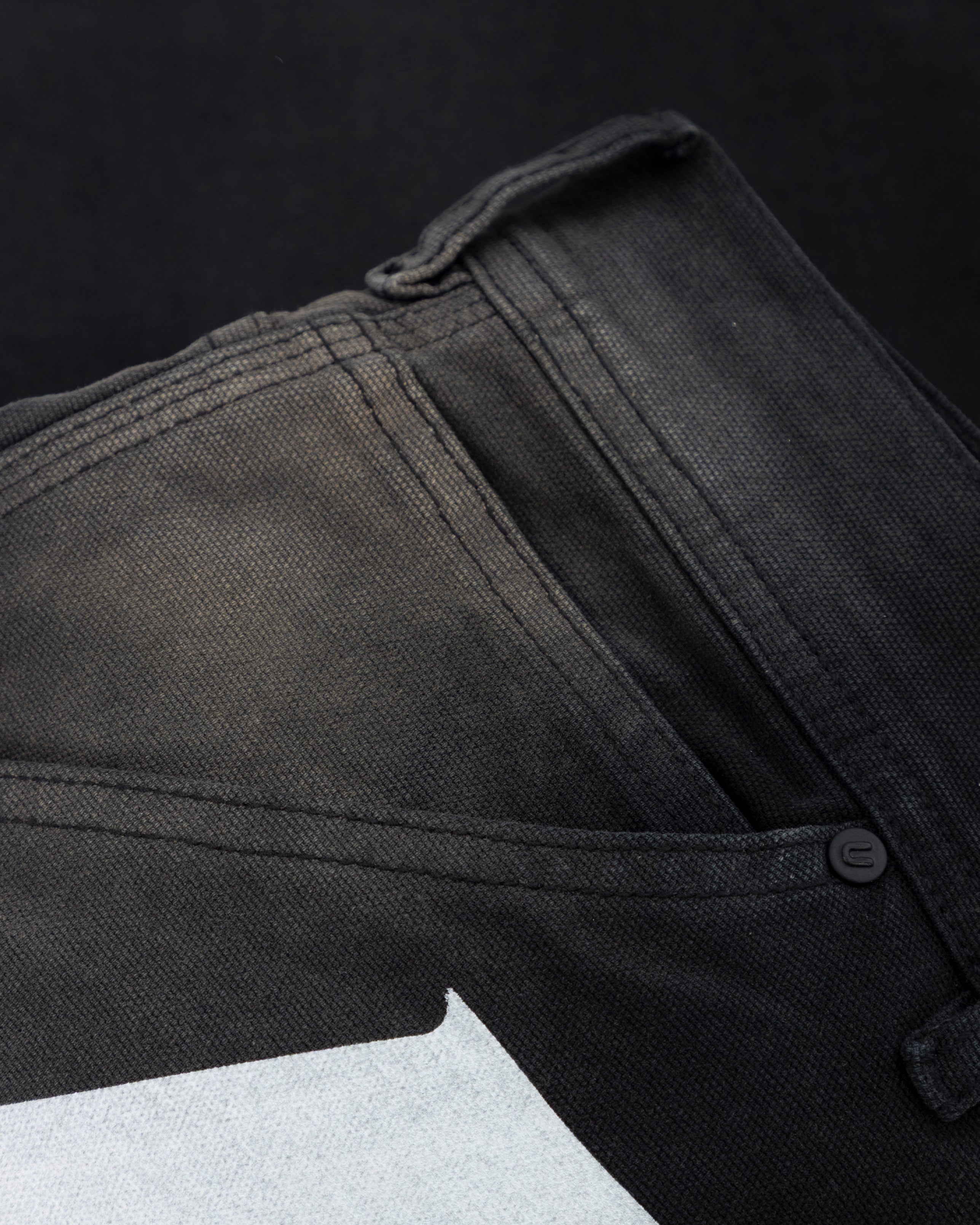 AGNUS DEI U STAR WIDE JEAN DIRTY BLACK