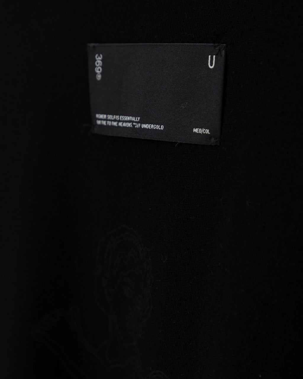 UNDERGOLD ECHOES GOD'S PLAN TSHIRT BLACK