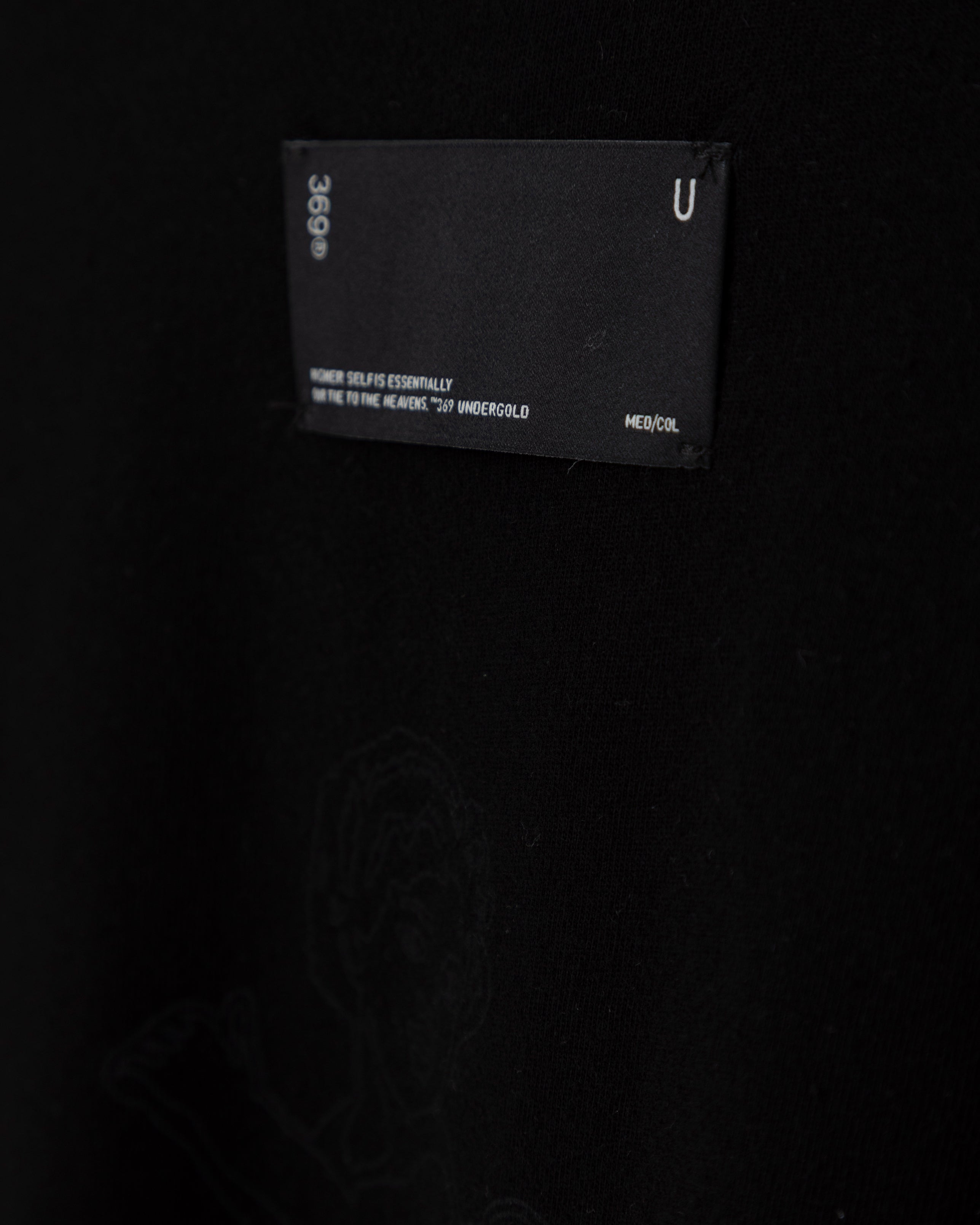 UNDERGOLD ECHOES GOD'S PLAN TSHIRT BLACK