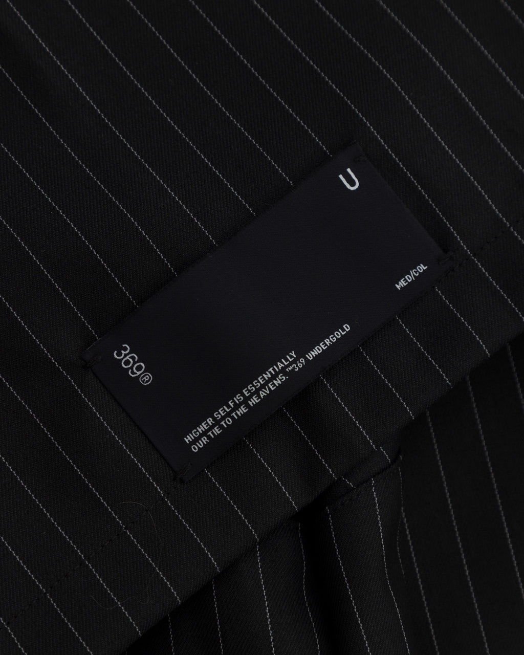 UNDERGOLD THE PATH MONOGRAM BOXY FIT SHIRT BLACK / CHALK LINE