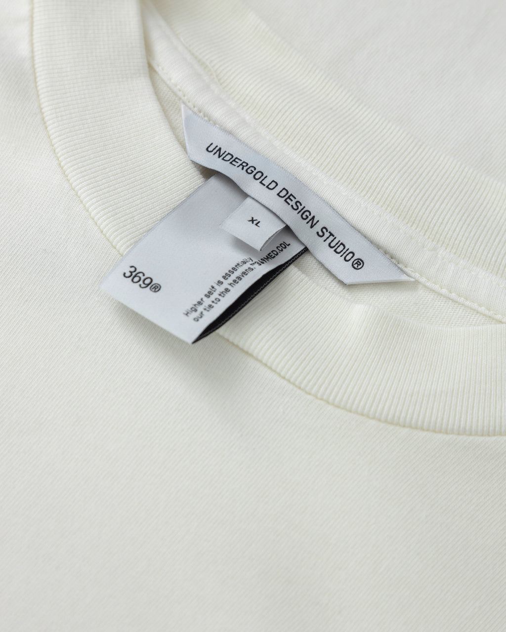 BASICS PEACHED UNDGLD TSHIRT WHITE
