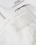 UNDERGOLD GOLDEN HERITAGE SLIM FIT ZIP UP CROPPED HOODIE – WHITE