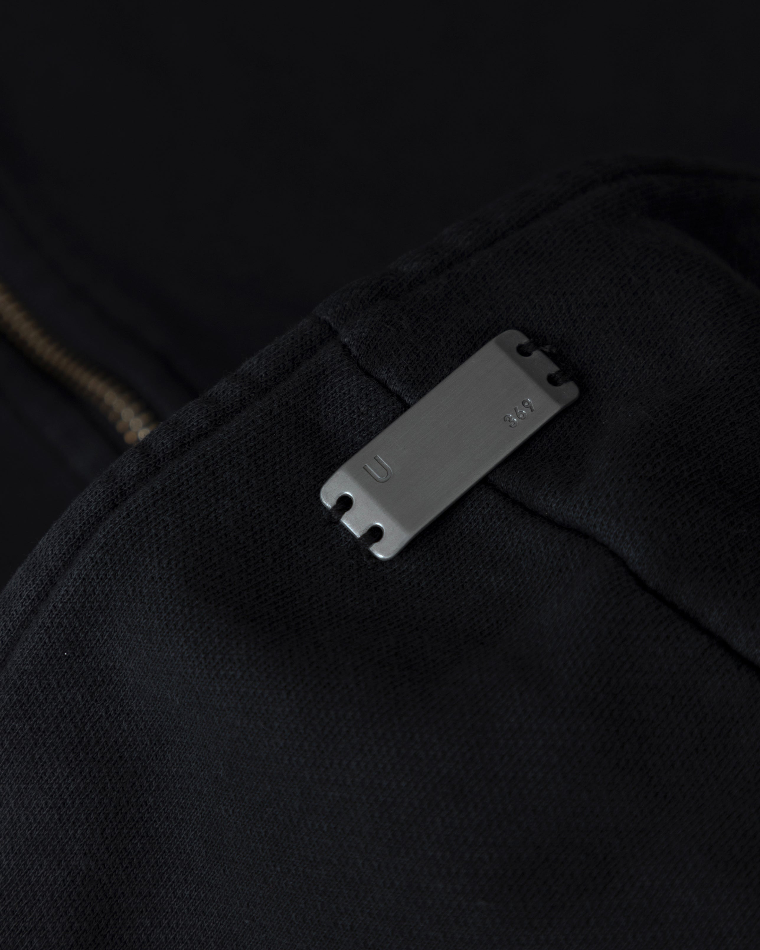 UNDERGOLD AGNUS DEI GOTH BOXY FIT HALF ZIP UP HOODIE VINTAGE BLACK