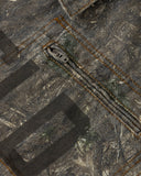 Undergold Echoes Undrgld Zip Up Jacket Forest Pattern