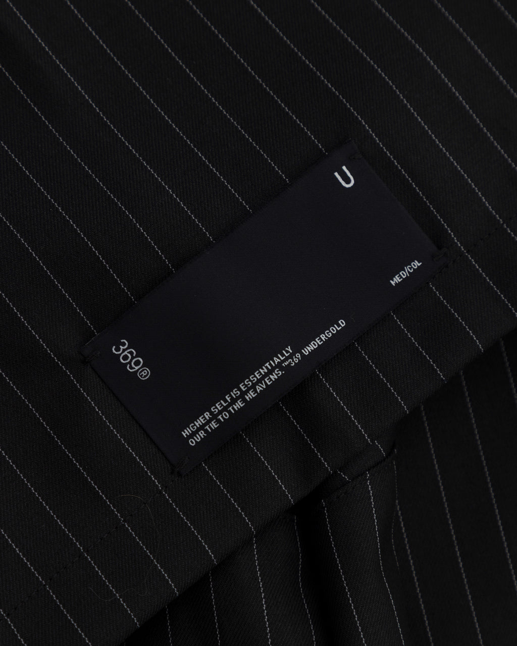 THE PATH MONOGRAM BOXY FIT SHIRT BLACK / CHALK LINE