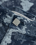 Undergold Capsule Basic Jacquard Wide Jeans Cammo Blue