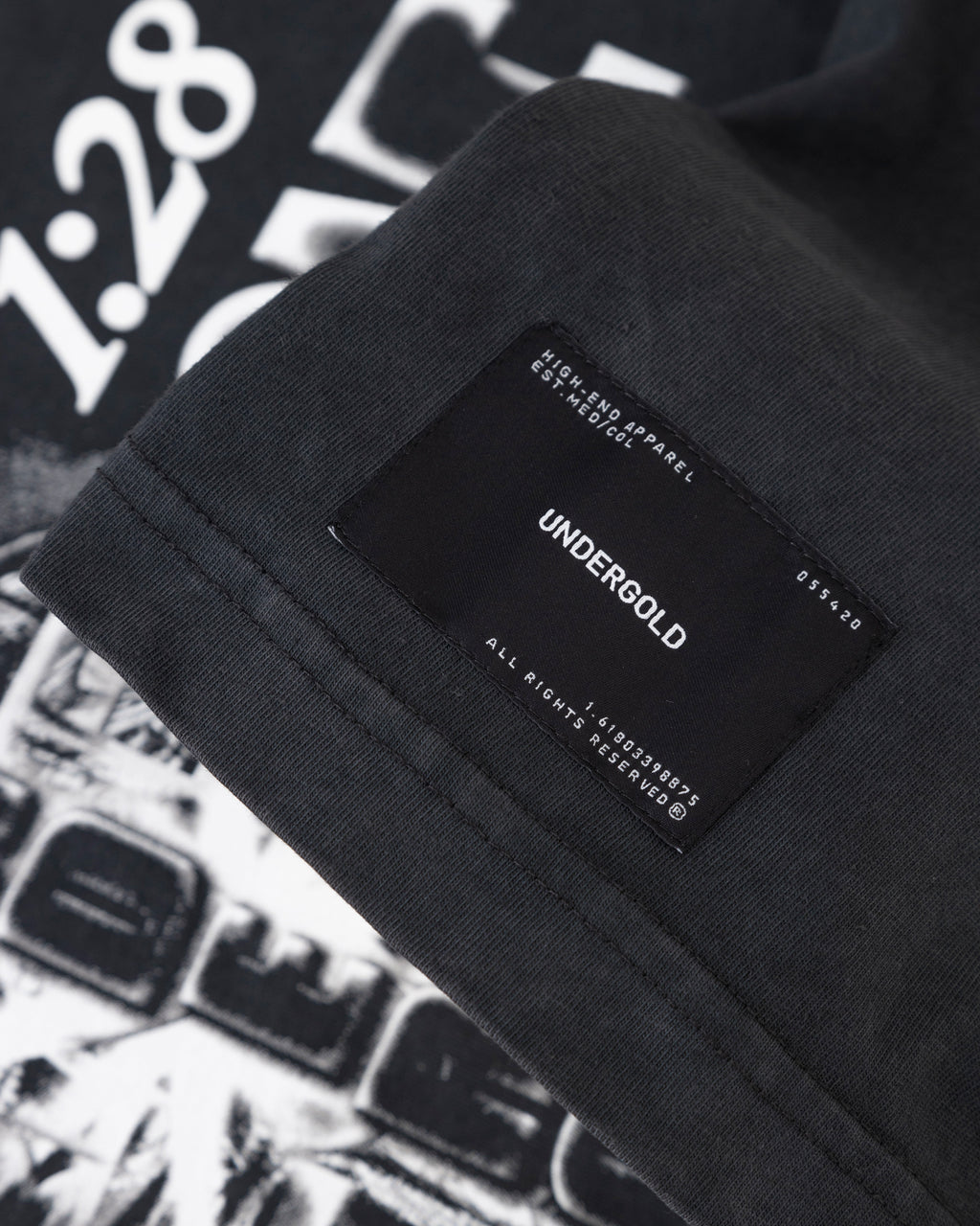 GRATIA PLENA THE RISEN ONE TSHIRT VINTAGE BLACK