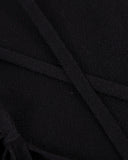 Undergold 94' W Basics Knit Strap Top Black