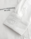 Undergold Echoes Beauty Long Sleeve Boxy Fit Shirt Bone