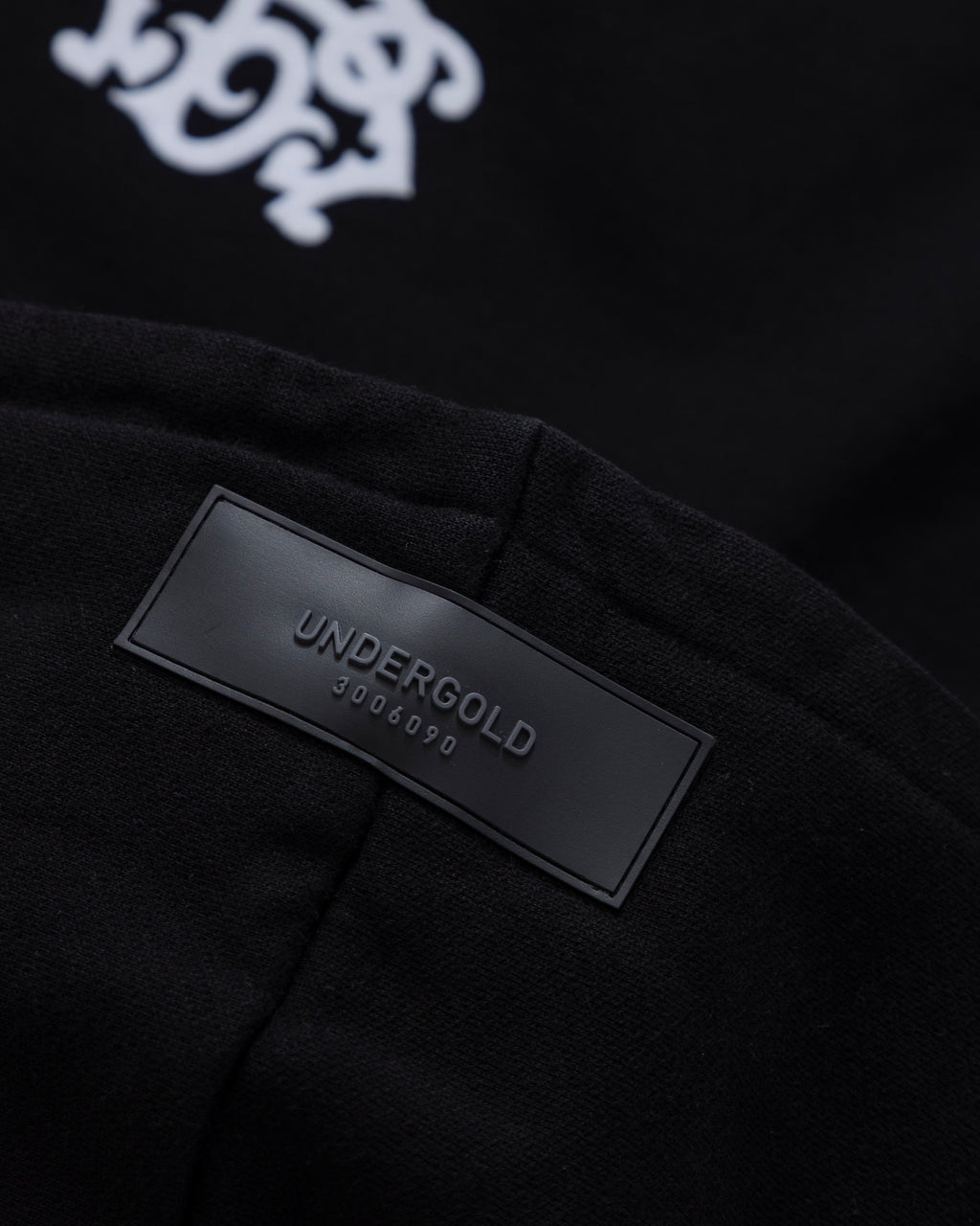 THE PATH MONOGRAM HOODIE BLACK