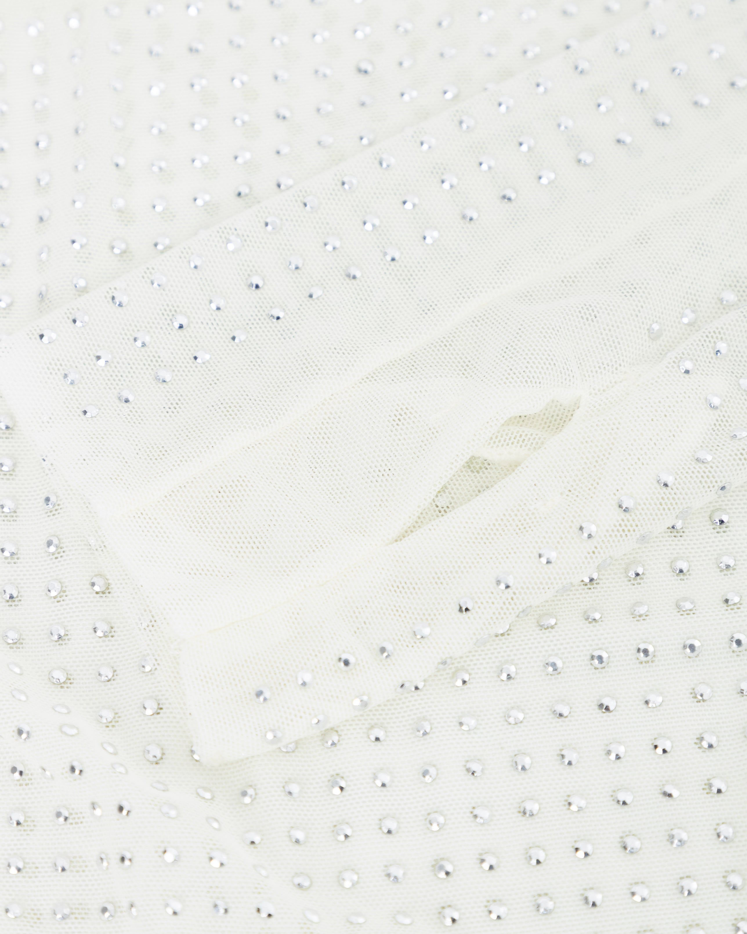 AGNUS DEI RHINESTONE LONGSLEEVE CREAM