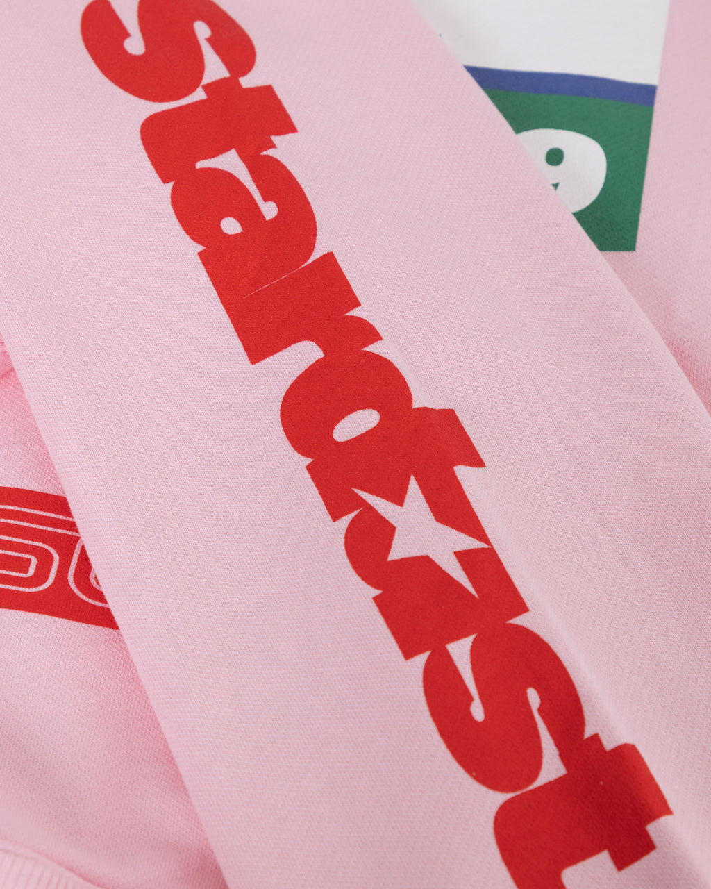 UNDERGOLD  STARDUST SYMBOL BOXY FIT HOODIE PINK