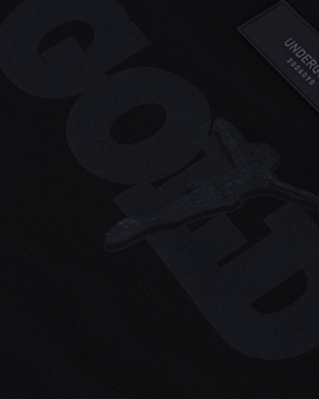 THE PATH GOLDEN CHRIST BABY TEE BLACK