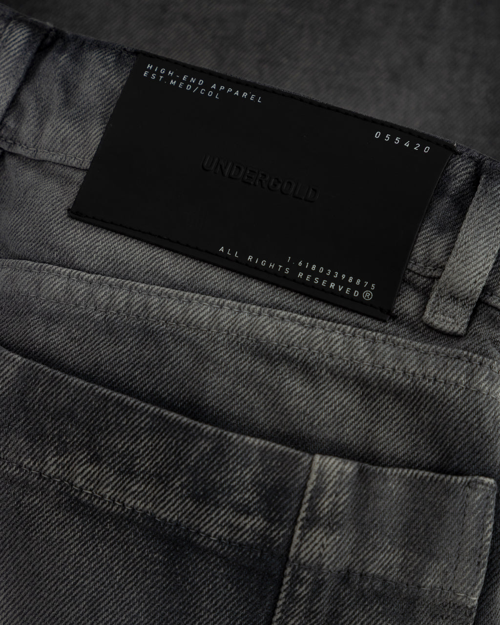 UNDERGOLD W ECHOES TREMOR WIDE JEANS WASHED GRAY