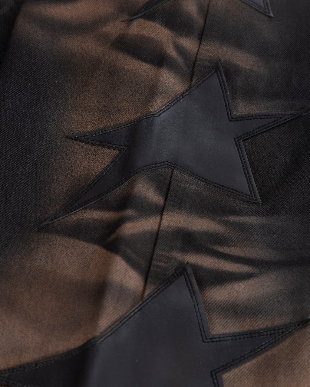 UNDERGOLD STARDUST STARS WIDE JEANS VINTAGE BROWN