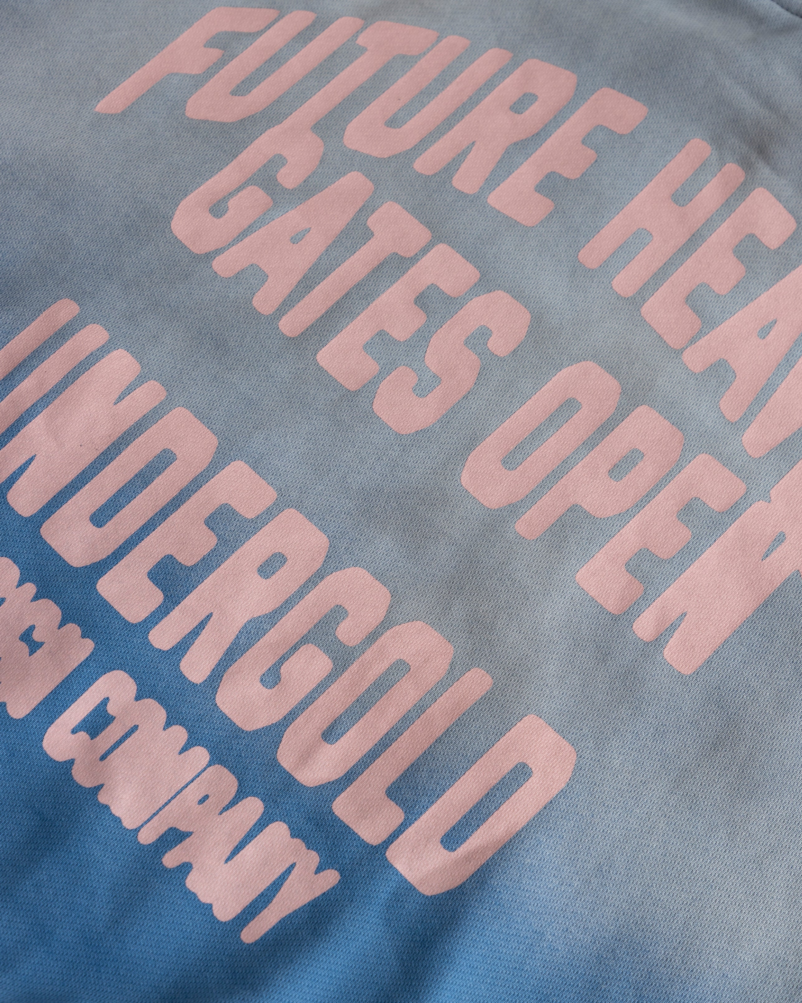 AGNUS DEI FUTURE HEAVENS HOODIE STORM BLUE