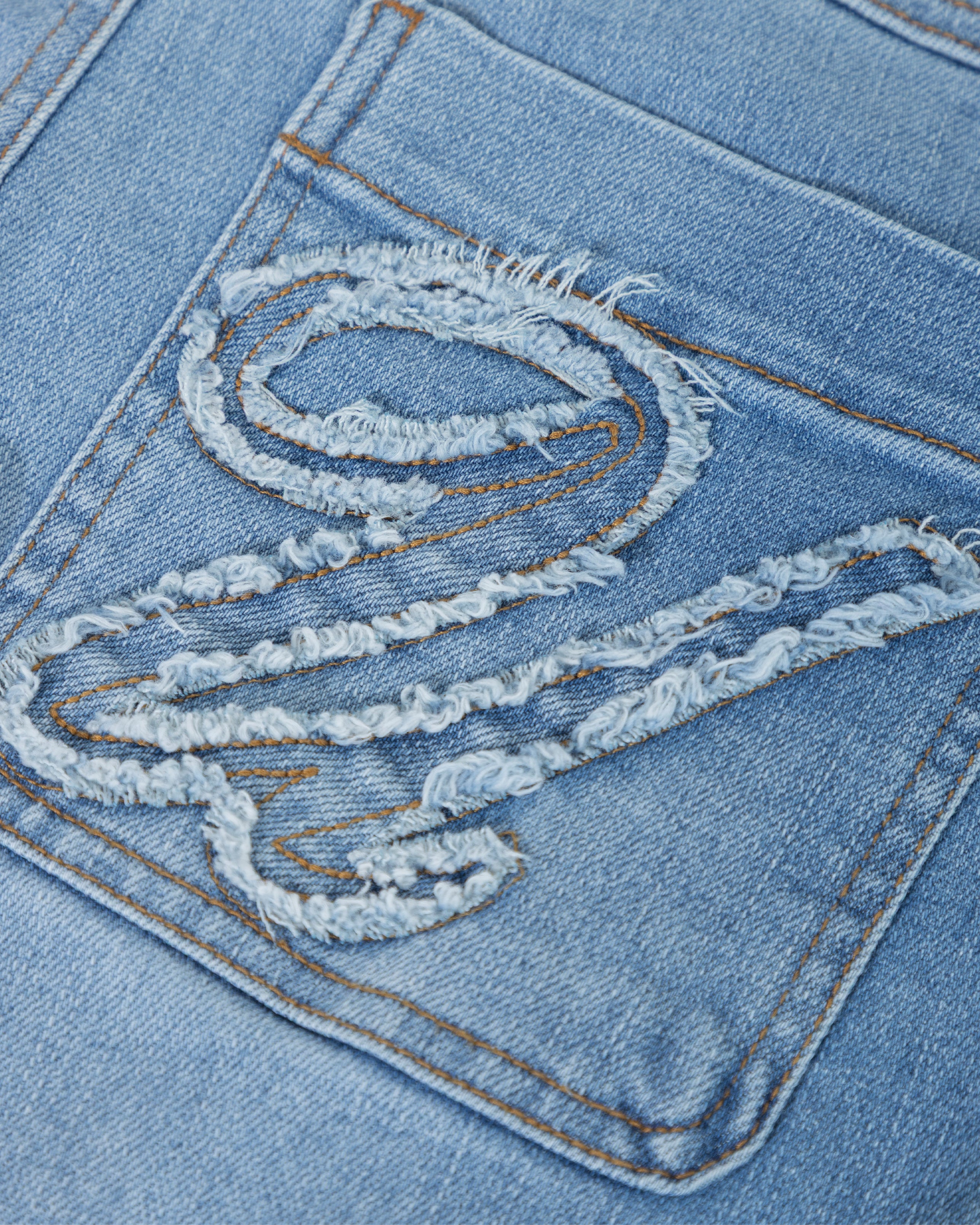 W THE PATH BEAUTY FLARE JEAN BLUE