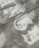 Undergold 94' Udgd Riveted Painted Jorts Painted Gray