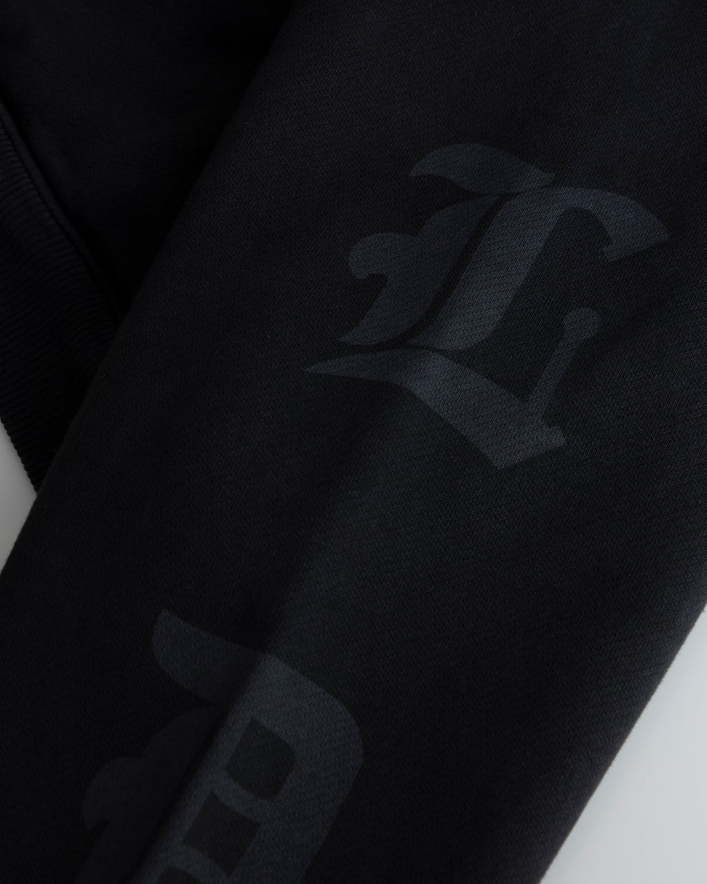 AGNUS DEI GOTH BOXY FIT HALF ZIP UP HOODIE VINTAGE BLACK