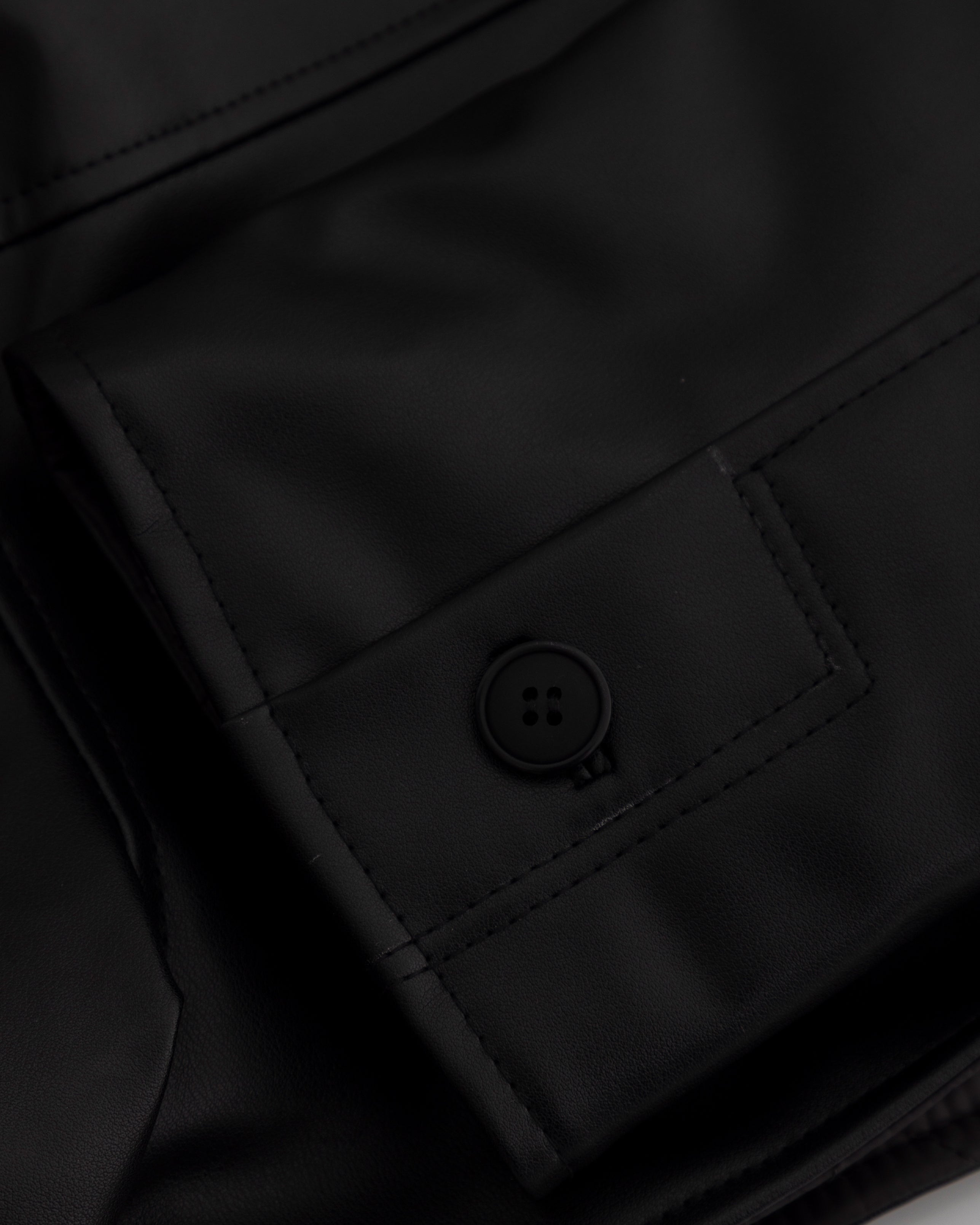 UNDERGOLD W BASICS UNDERGOLD DESIGN STUDIO CROPPED LEATHER JACKET BLACK