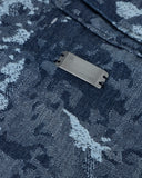 UNDERGOLD W CAPSULE UNDRGLD JACQUARD JACKET CAMMO BLUE