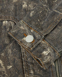 Undergold Echoes Undrgld Zip Up Jacket Forest Pattern