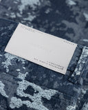 Undergold Capsule Basic Jacquard Wide Jeans Cammo Blue