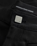 Undergold Basics Pleather Flare Pants Black