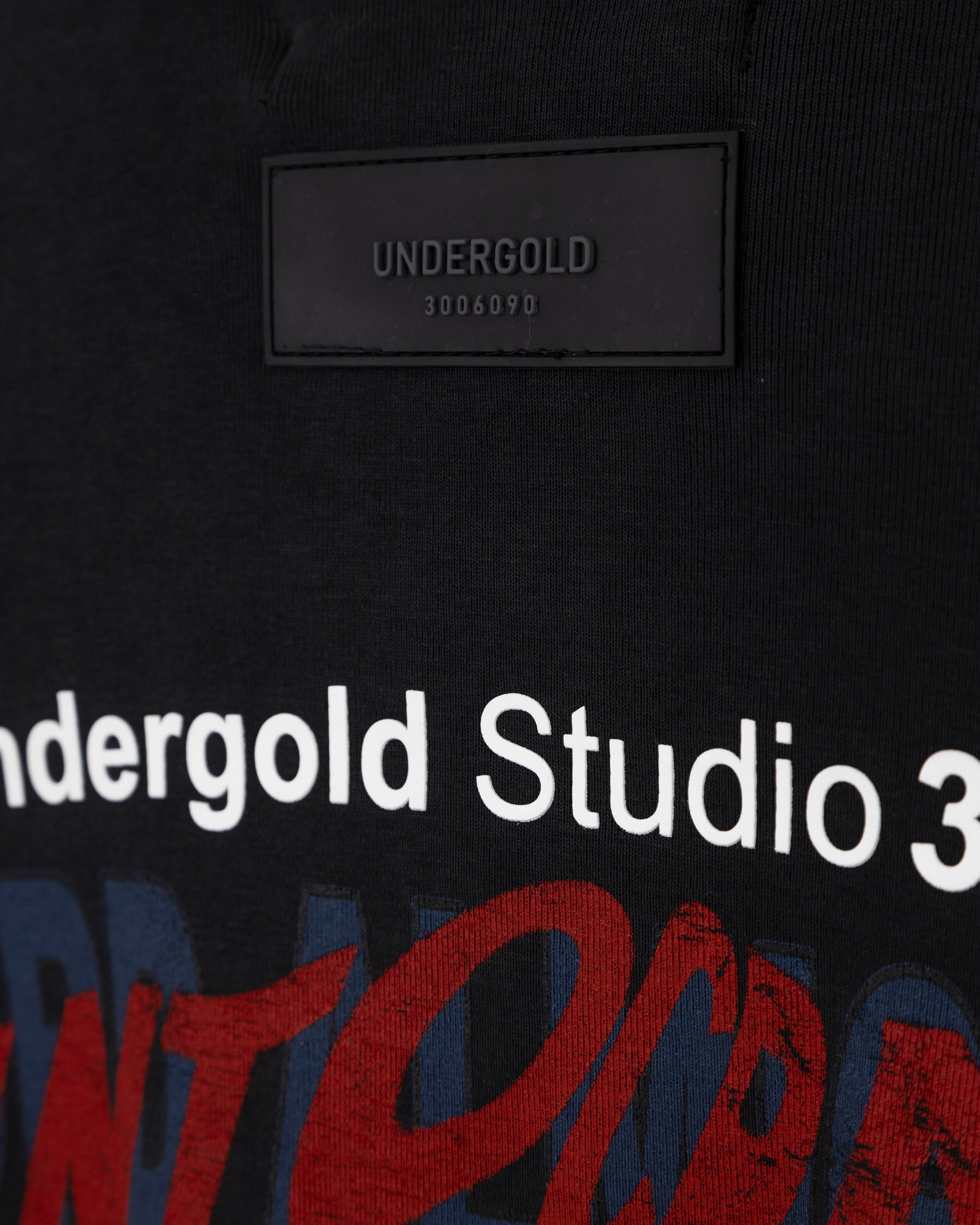 UNDERGOLD GRATIA PLENA PANTOCRATOR BOXY FIT TSHIRT VINTAGE BLACK