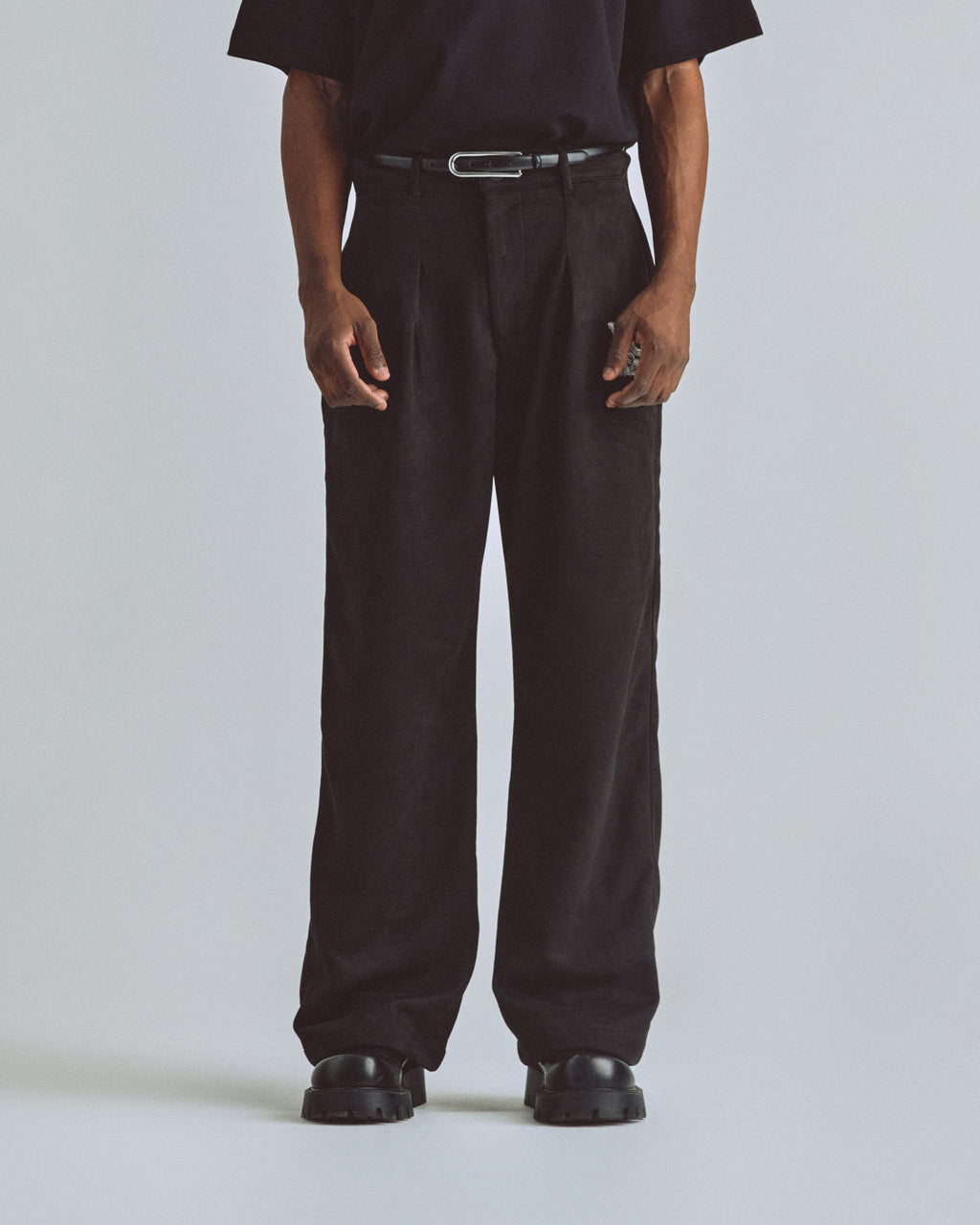 UNDERGOLD THE PATH MONOGRAM TROUSER BLACK