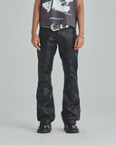 Undergold Basics Pleather Flare Pants Black