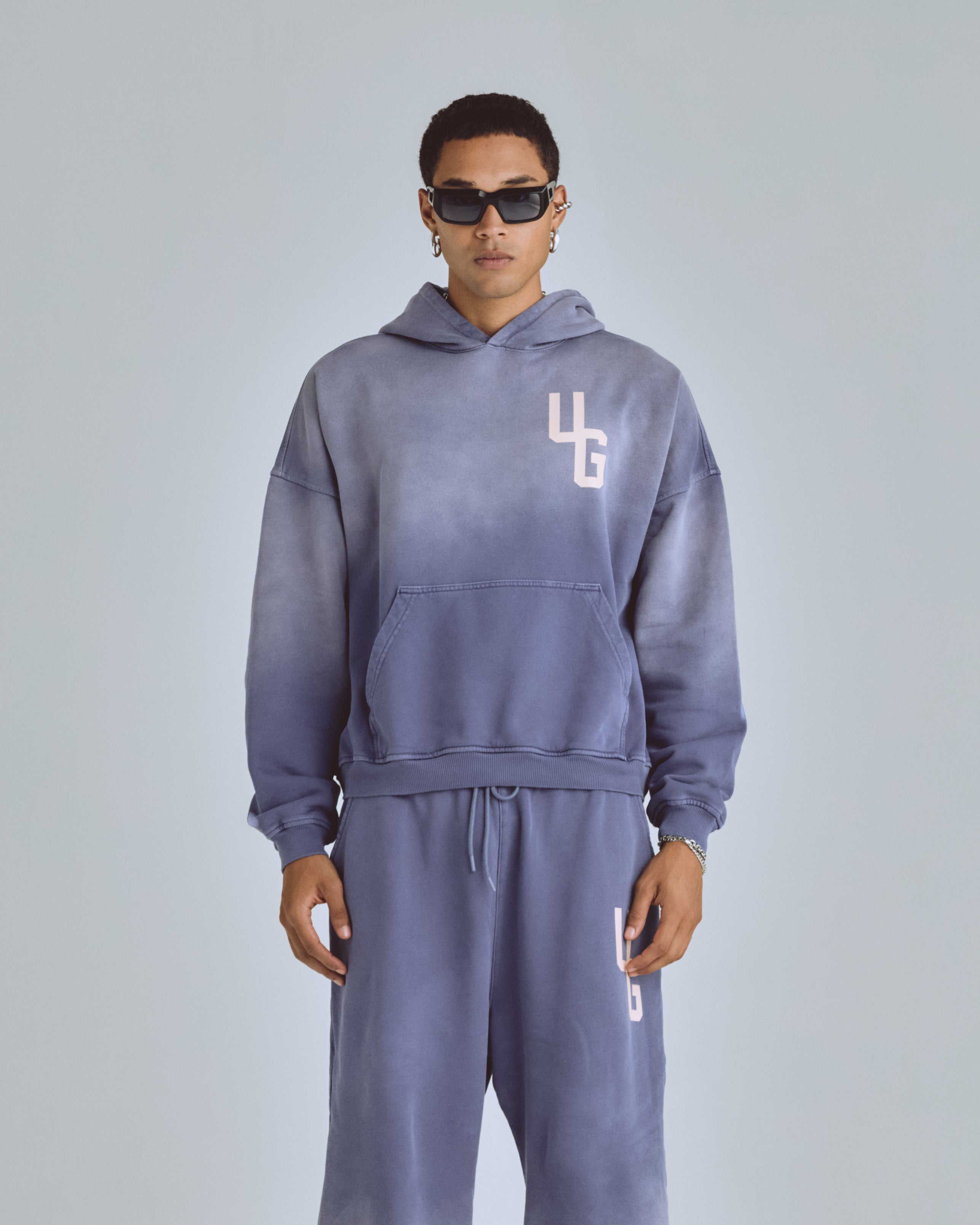 AGNUS DEI UG HOODIE FADED PURPLE