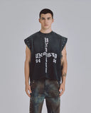 Undergold 94' Undrgld Sleeveless Tshirt Sandblast Black